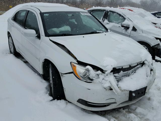 1C3CCBAB8CN273201 - 2012 CHRYSLER 200 LX WHITE photo 1