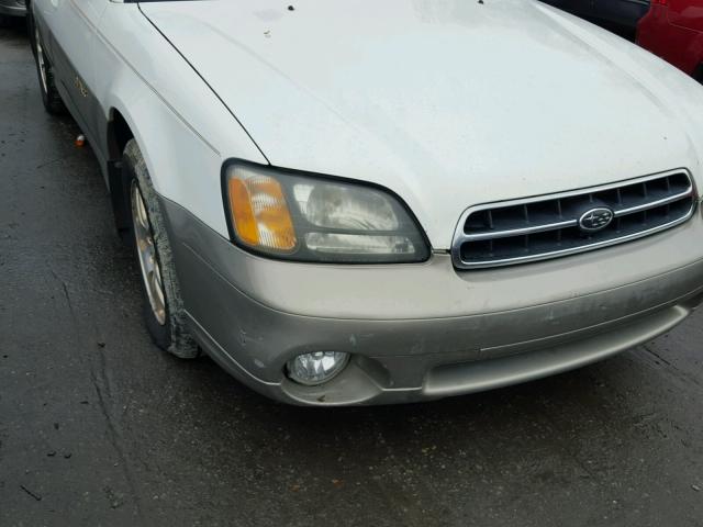 4S3BH686617674563 - 2001 SUBARU LEGACY OUT WHITE photo 9