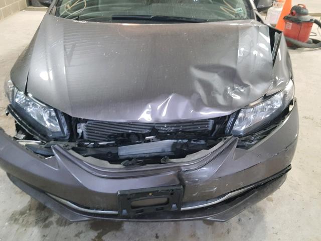 19XFB2F89DE058487 - 2013 HONDA CIVIC EX GRAY photo 9