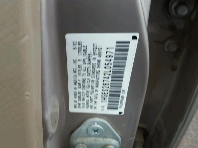 1HGES26742L054971 - 2002 HONDA CIVIC EX Qızıl foto 10