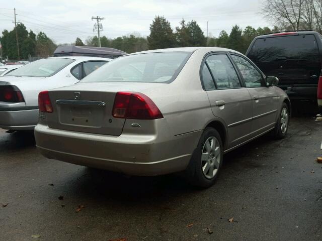 1HGES26742L054971 - 2002 HONDA CIVIC EX Qızıl foto 4