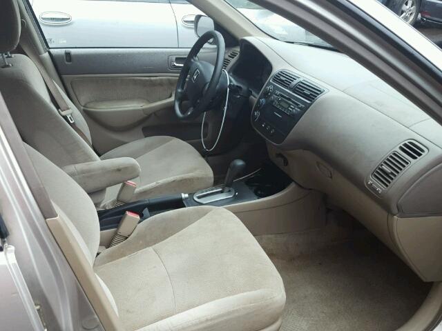 1HGES26742L054971 - 2002 HONDA CIVIC EX Qızıl foto 5