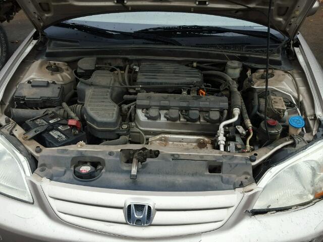 1HGES26742L054971 - 2002 HONDA CIVIC EX Qızıl foto 7