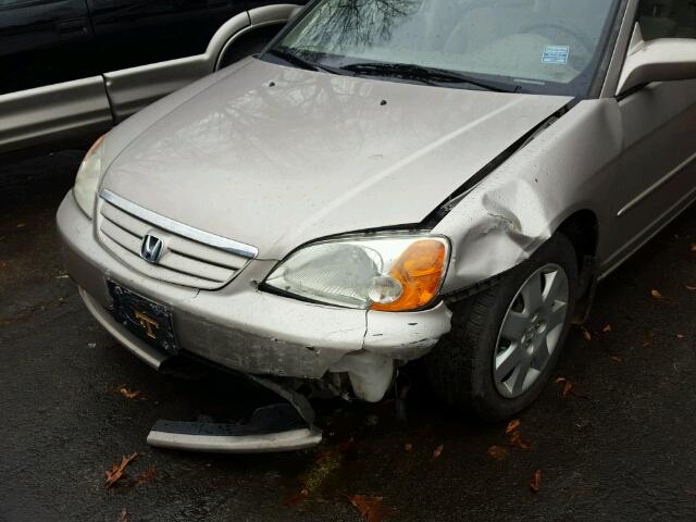 1HGES26742L054971 - 2002 HONDA CIVIC EX Qızıl foto 9