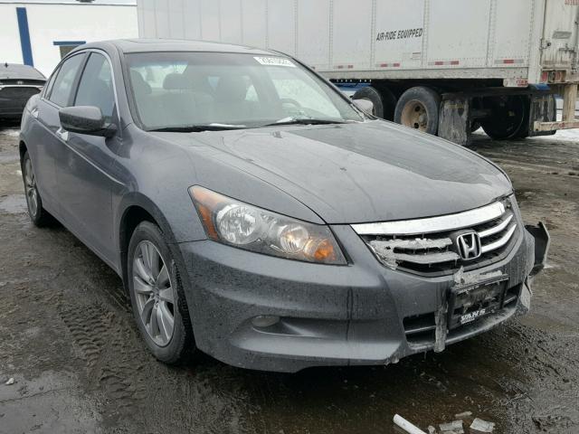 1HGCP3F80CA016125 - 2012 HONDA ACCORD EXL GRAY photo 1