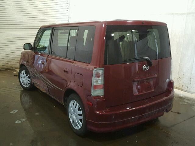 JTLKT324864086729 - 2006 TOYOTA SCION XB RED photo 3