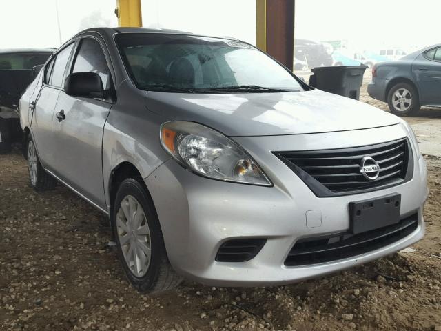 3N1CN7AP0CL842947 - 2012 NISSAN VERSA S SILVER photo 1