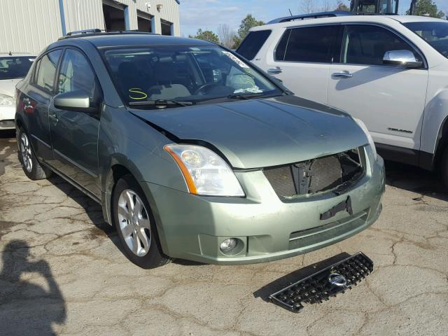 3N1AB61E18L635760 - 2008 NISSAN SENTRA 2.0 GREEN photo 1