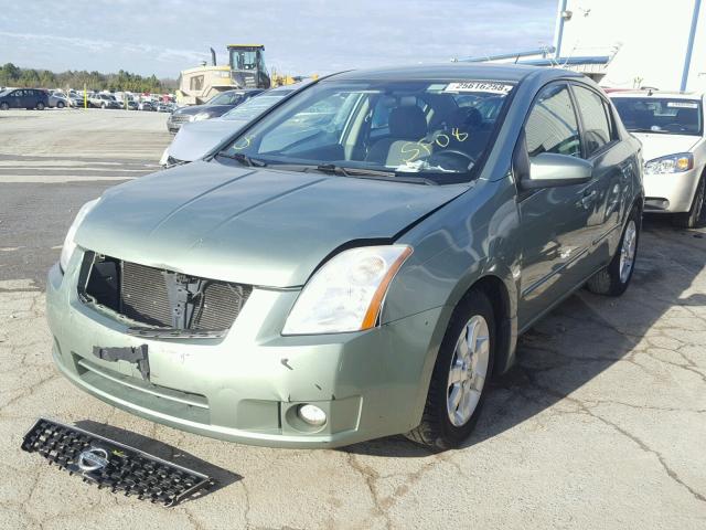 3N1AB61E18L635760 - 2008 NISSAN SENTRA 2.0 GREEN photo 2