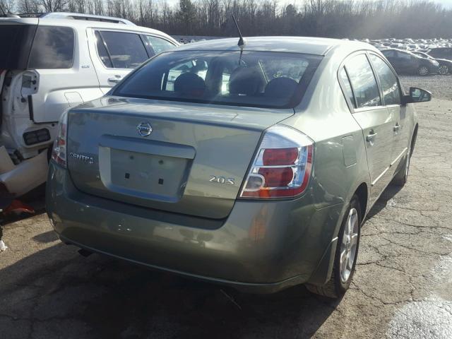 3N1AB61E18L635760 - 2008 NISSAN SENTRA 2.0 GREEN photo 4