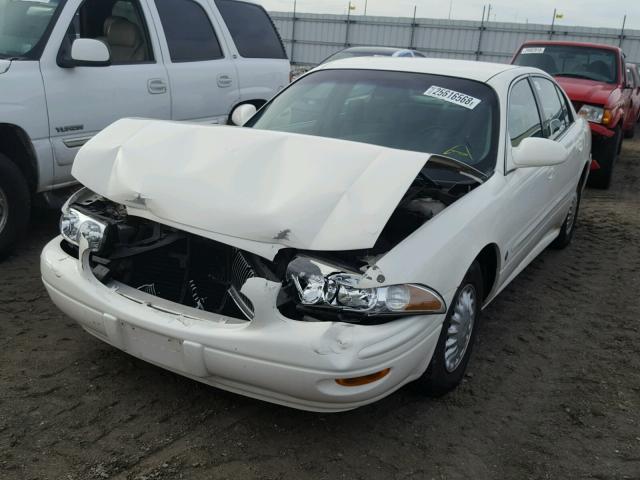 1G4HP52K444155414 - 2004 BUICK LESABRE CU WHITE photo 2