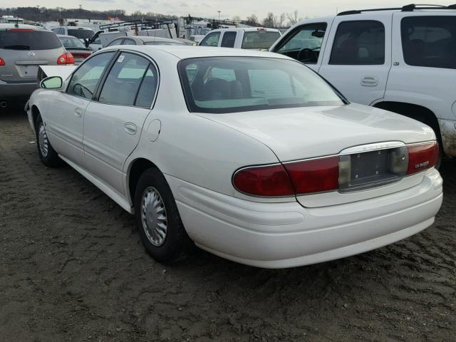 1G4HP52K444155414 - 2004 BUICK LESABRE CU WHITE photo 3