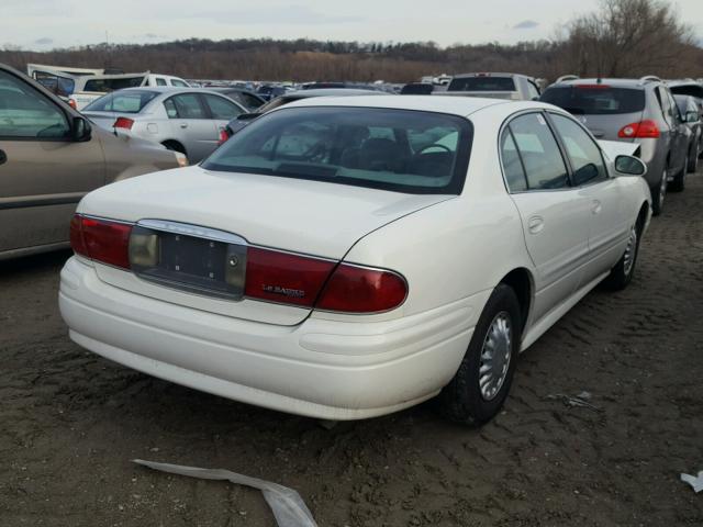 1G4HP52K444155414 - 2004 BUICK LESABRE CU WHITE photo 4