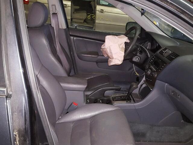 1HGCM56834A135471 - 2004 HONDA ACCORD EX BLUE photo 5