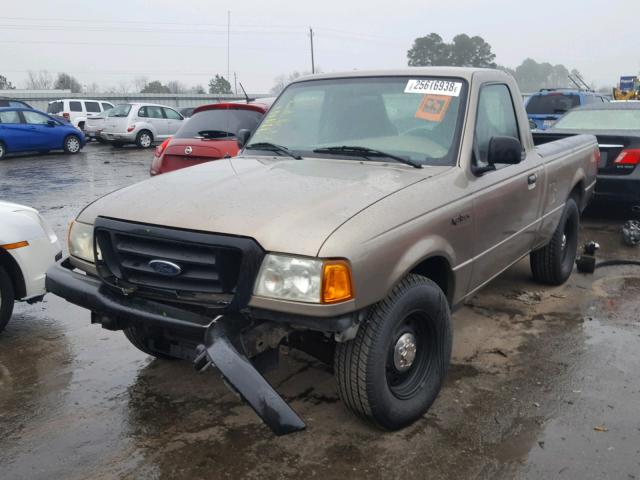 1FTYR10D34PA98472 - 2004 FORD RANGER TAN photo 2