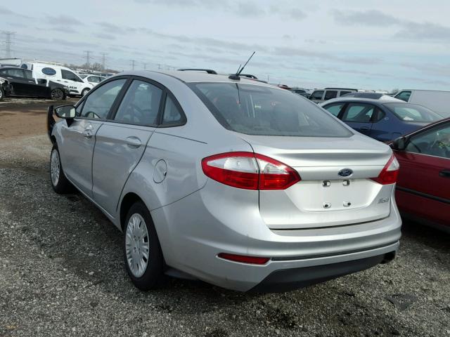 3FADP4AJ0FM132828 - 2015 FORD FIESTA S SILVER photo 3