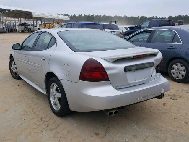 2G2WP522341148000 - 2004 PONTIAC GRAND PRIX SILVER photo 3