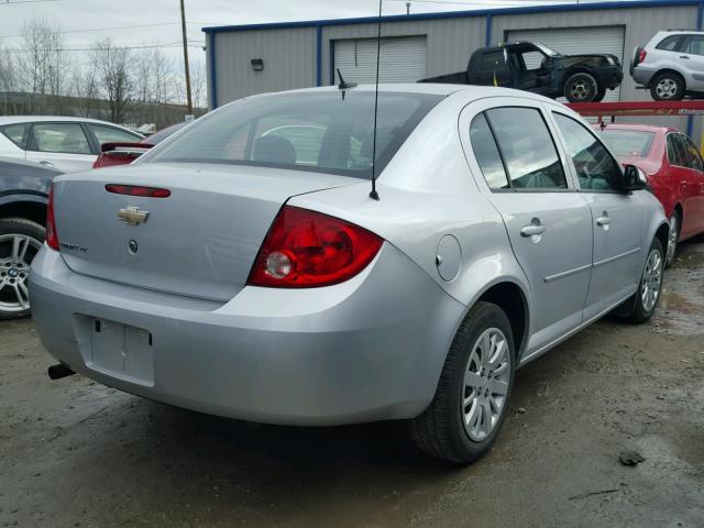 1G1AD5F57A7214722 - 2010 CHEVROLET COBALT 1LT SILVER photo 4