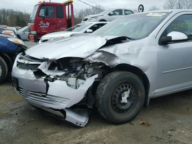 1G1AD5F57A7214722 - 2010 CHEVROLET COBALT 1LT SILVER photo 9