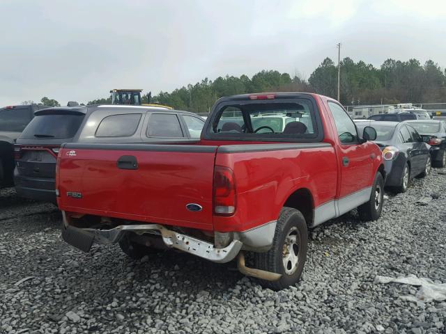 2FTRF17282CB00880 - 2002 FORD F150 Qırmızı foto 4