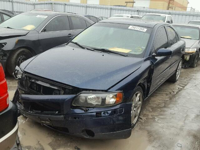 YV1RH59H342388349 - 2004 VOLVO S60 2.5T BLUE photo 2