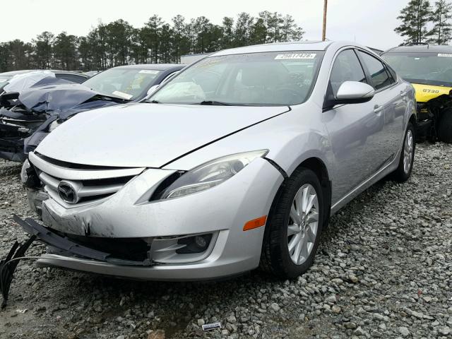 1YVHZ8EH3C5M15885 - 2012 MAZDA 6 I SILVER photo 2