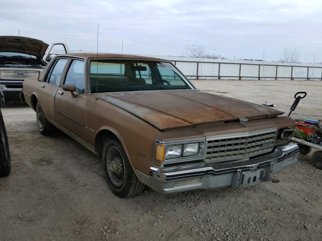 1G1BN69H7FH127109 - 1985 CHEVROLET CAPRICE CL BROWN photo 1