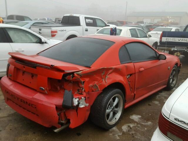 1FAFP42X04F115729 - 2004 FORD MUSTANG GT RED photo 4