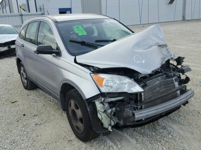 JHLRE38388C012449 - 2008 HONDA CR-V LX SILVER photo 1