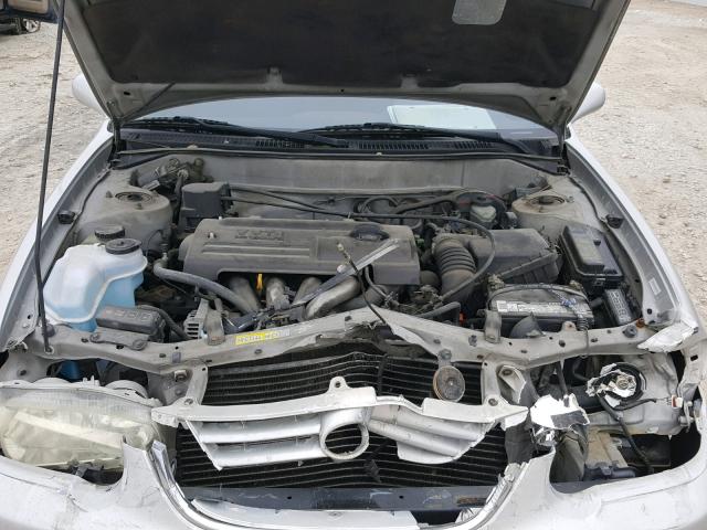 1NXBR12E21Z467911 - 2001 TOYOTA COROLLA CE GRAY photo 7