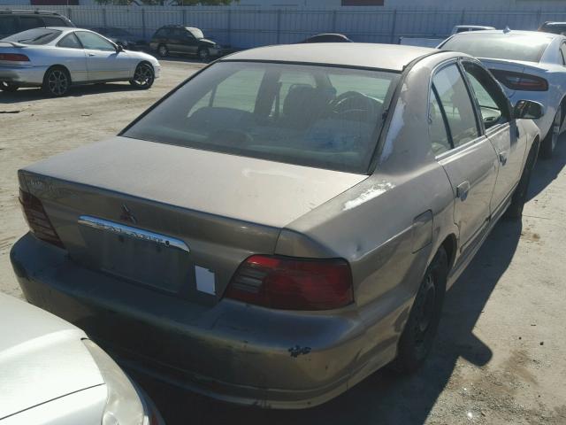 4A3AA46G21E206838 - 2001 MITSUBISHI GALANT ES GOLD photo 4