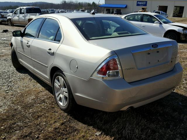 3FAHP08139R101113 - 2009 FORD FUSION SEL BEIGE photo 3