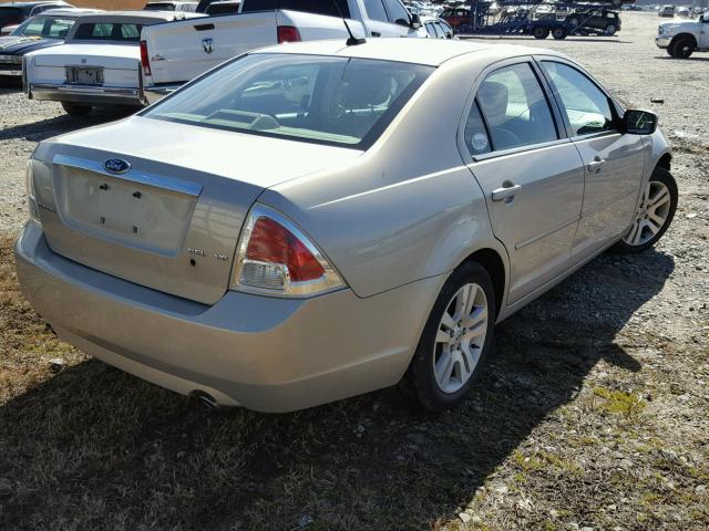 3FAHP08139R101113 - 2009 FORD FUSION SEL BEIGE photo 4