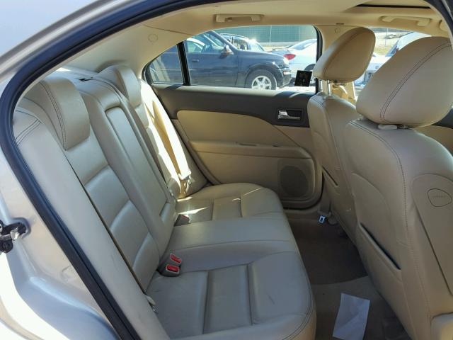 3FAHP08139R101113 - 2009 FORD FUSION SEL BEIGE photo 6