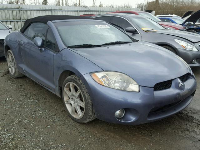 4A3AL35TX7E022274 - 2007 MITSUBISHI ECLIPSE SP BLUE photo 1