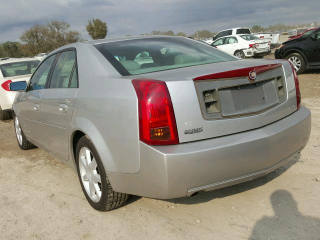 1G6DM577640131254 - 2004 CADILLAC CTS SILVER photo 3