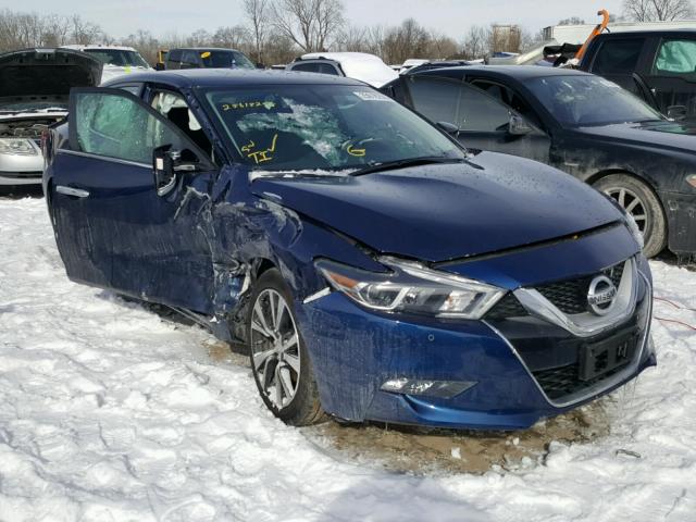 1N4AA6AP0HC399377 - 2017 NISSAN MAXIMA 3.5 BLUE photo 1