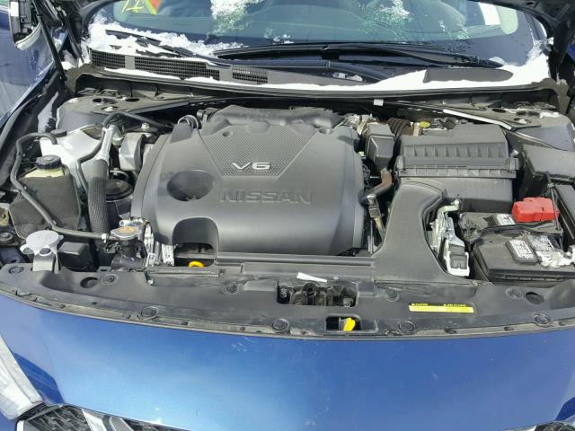 1N4AA6AP0HC399377 - 2017 NISSAN MAXIMA 3.5 BLUE photo 7