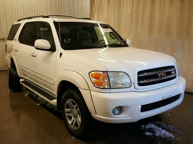 5TDBT48A74S229816 - 2004 TOYOTA SEQUOIA LI WHITE photo 1