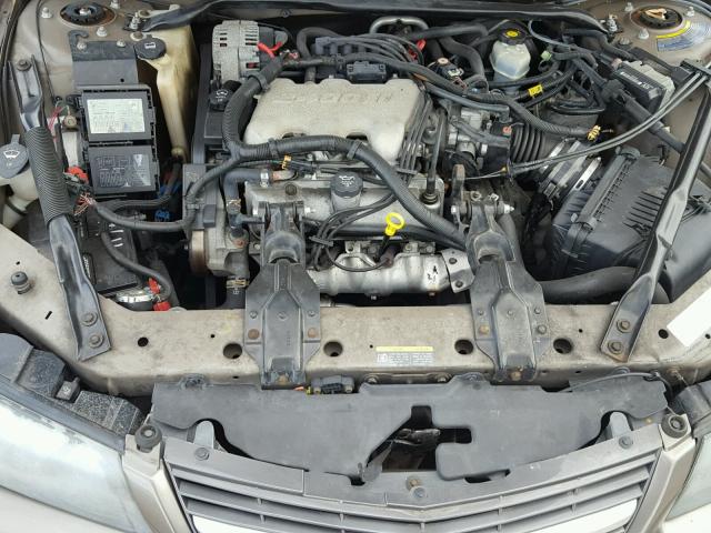 2G1WF55E029259096 - 2002 CHEVROLET IMPALA BROWN photo 7