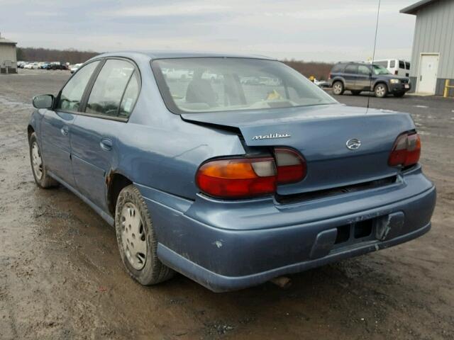 1G1ND52JXXY157231 - 1999 CHEVROLET MALIBU BLUE photo 3