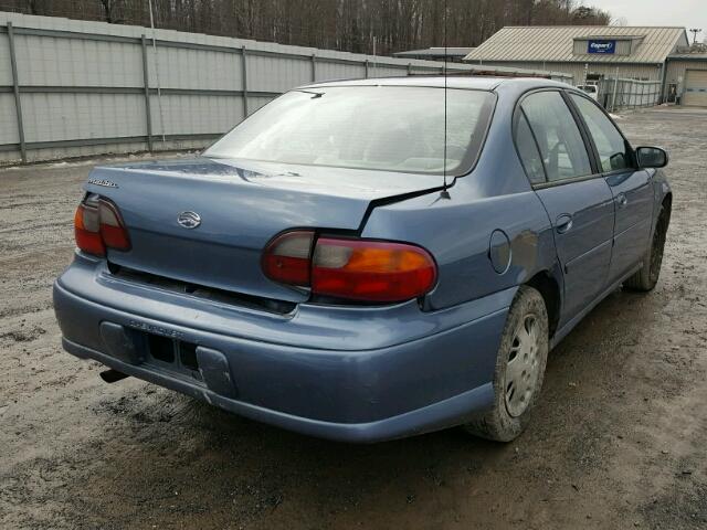 1G1ND52JXXY157231 - 1999 CHEVROLET MALIBU BLUE photo 4