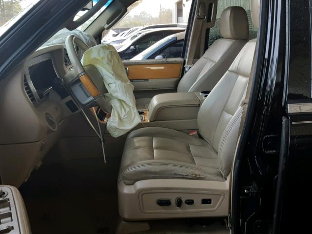 5LMFU27527LJ21108 - 2007 LINCOLN NAVIGATOR BLACK photo 5