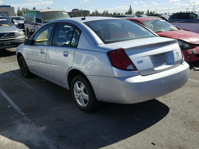 1G8AJ55F07Z189888 - 2007 SATURN ION LEVEL SILVER photo 3