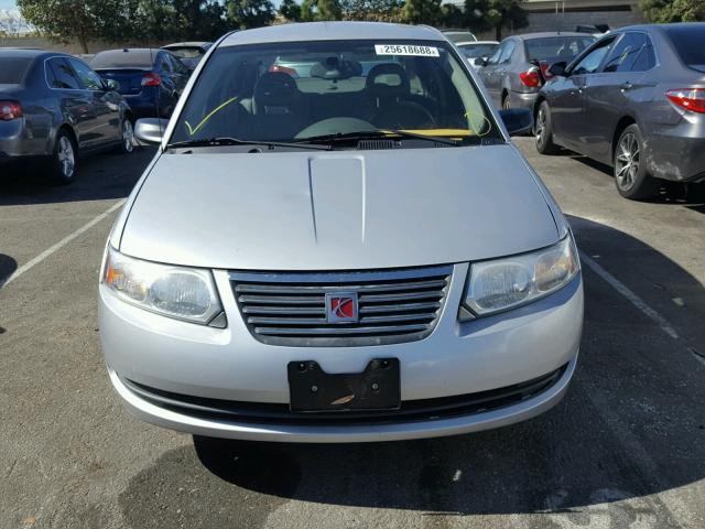 1G8AJ55F07Z189888 - 2007 SATURN ION LEVEL SILVER photo 9