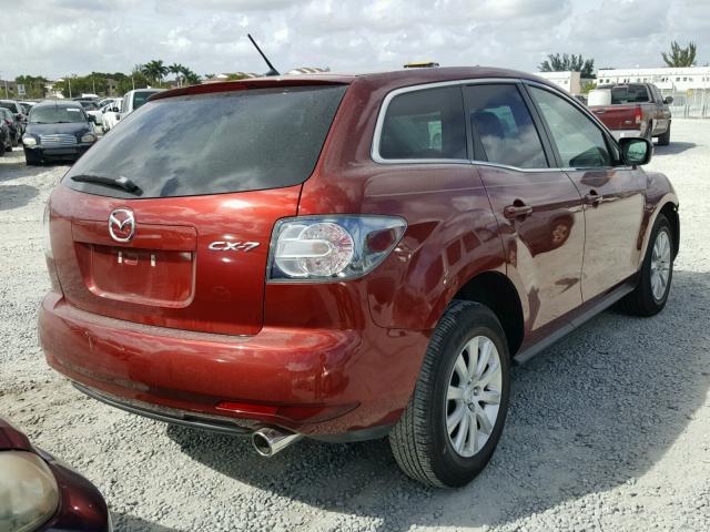 JM3ER2W50A0346469 - 2010 MAZDA CX-7 RED photo 4