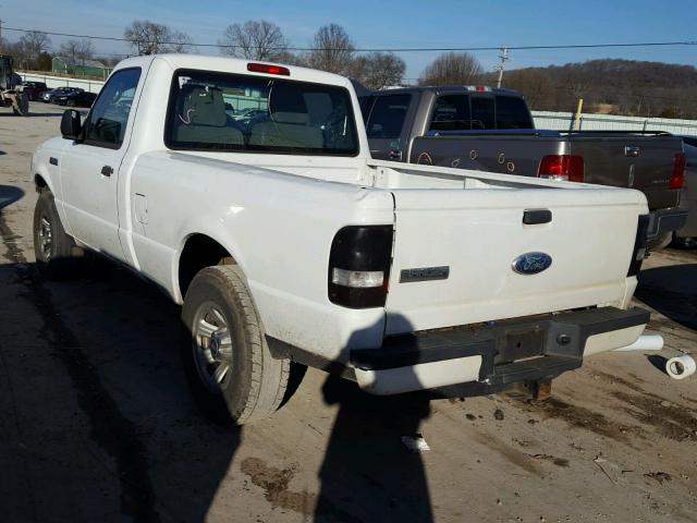 1FTKR1AD5APA38712 - 2010 FORD RANGER WHITE photo 3