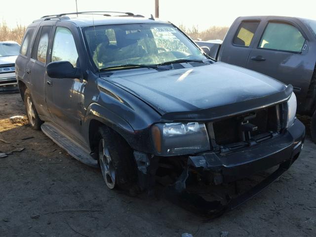 1GNDS13S782261406 - 2008 CHEVROLET TRAILBLAZE BLACK photo 1