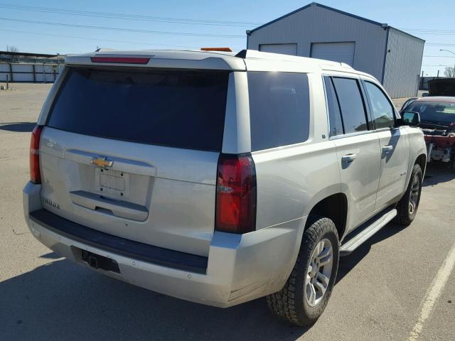 1GNSKBKC6FR161325 - 2015 CHEVROLET TAHOE K150 TAN photo 4