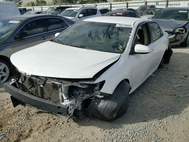 4T1BF1FK5CU532052 - 2012 TOYOTA CAMRY BASE WHITE photo 2